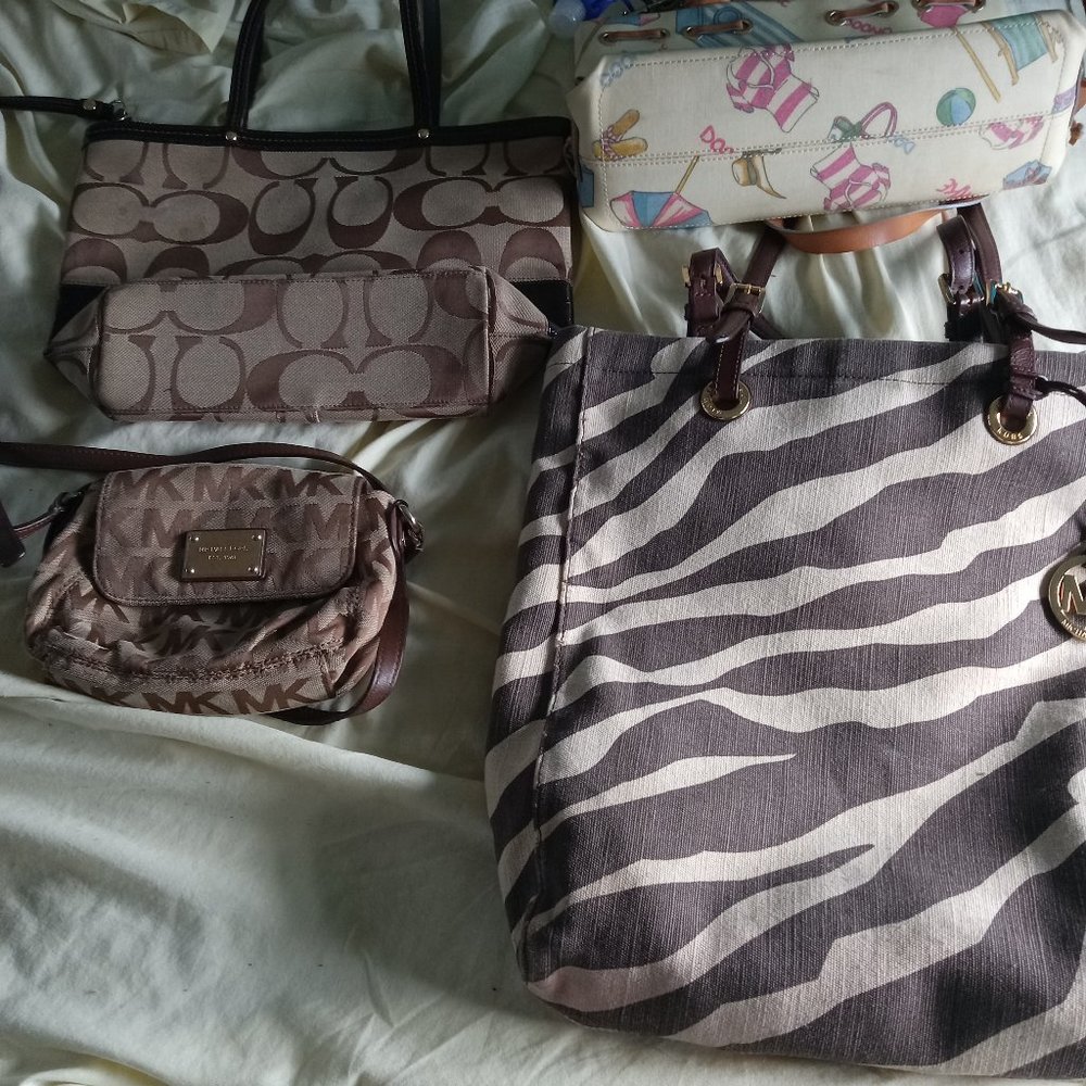 2 Coach 1 Michael Koors and a dooney and bourke